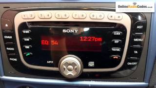 How To Find Ford Radio Code Serial From The Radio