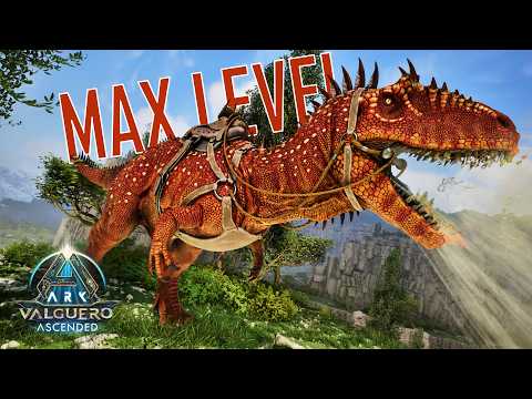 MAX LEVEL Carcharodontosaurus Taming (ARK: Valguero Ascended • EP12)