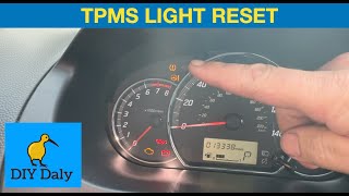 2018 Mitsubishi Mirage TPMS light reset (Tyre pressure monitoring system)