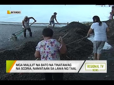 Regional TV News: Mga Maliliit na Bato sa Taal Lake