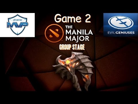 MVP Phoenix vs EG - Game 2 - Manila Major Group D - Highlights