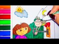 Dora The Explorer Looking For A Big Red Chicken В поисках большого красного 