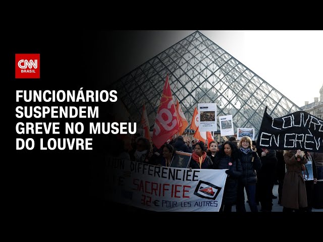 Trabalhadores do Museu do Louvre suspendem greve | CNN 360º