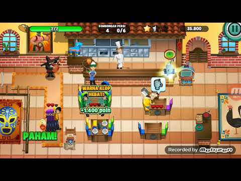 Diner dash level 125 bintang 3