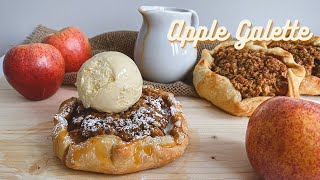 Apple Galette From Scratch | Torta de Maçã