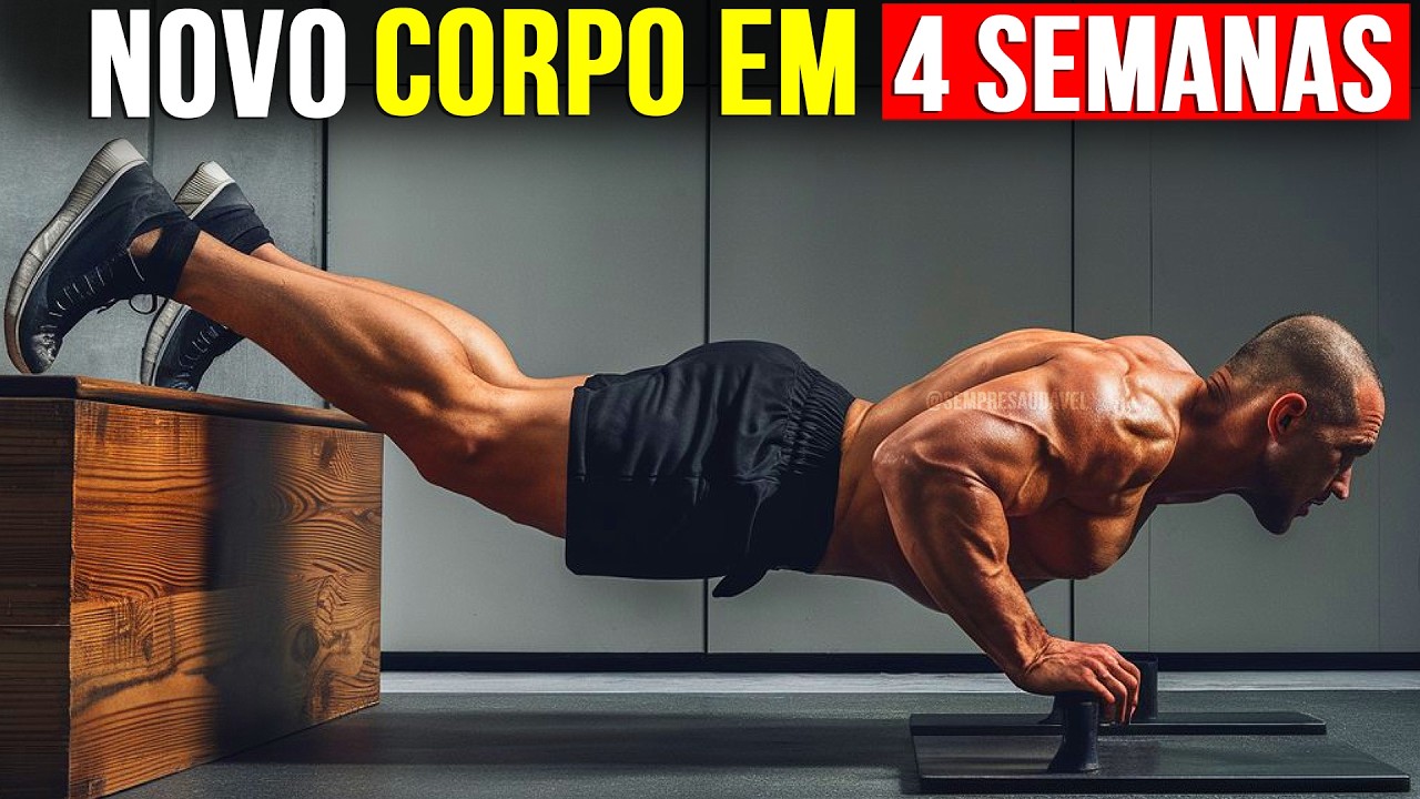 8 exercícios SIMPLES sem equipamento para Transformar o seu Corpo RÁPIDO