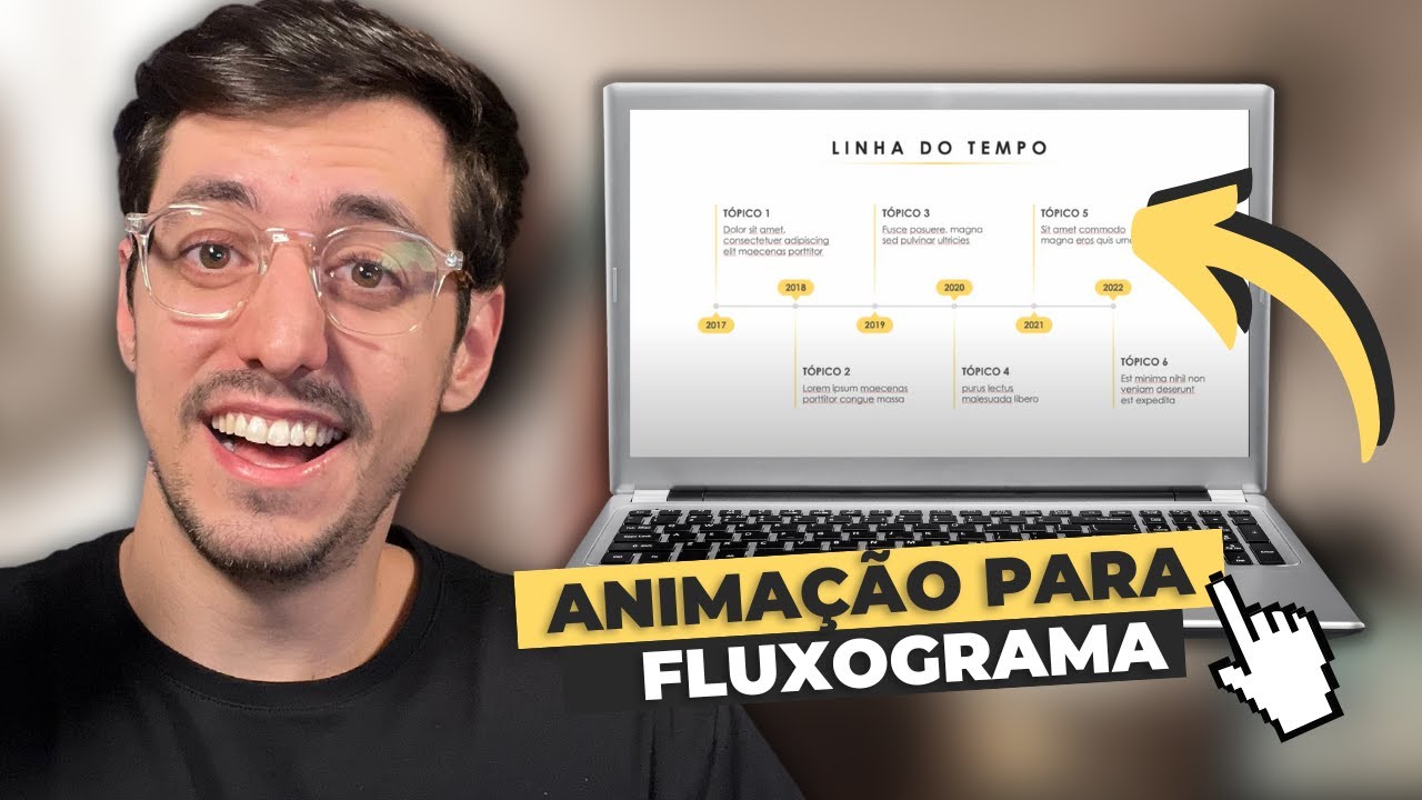 COMO FAZER ANIMAÇÃO PARA SLIDES COM LINHA DO TEMPO E FLUXOGRAMA