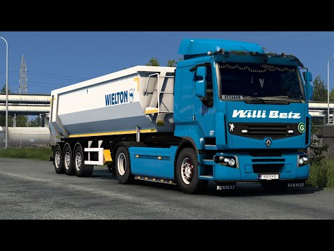 Euro Truck Simulator 2 1.46 | Renault Premium 460 | Białystok-Utena | ETS2 Mods