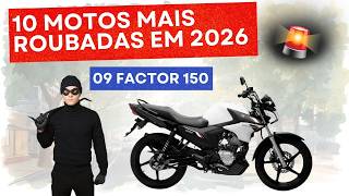 Quanto Custa o Seguro das 10 Motos Mais Roubadas em 2026 em SP: Nº 9 Yamaha Factor 150