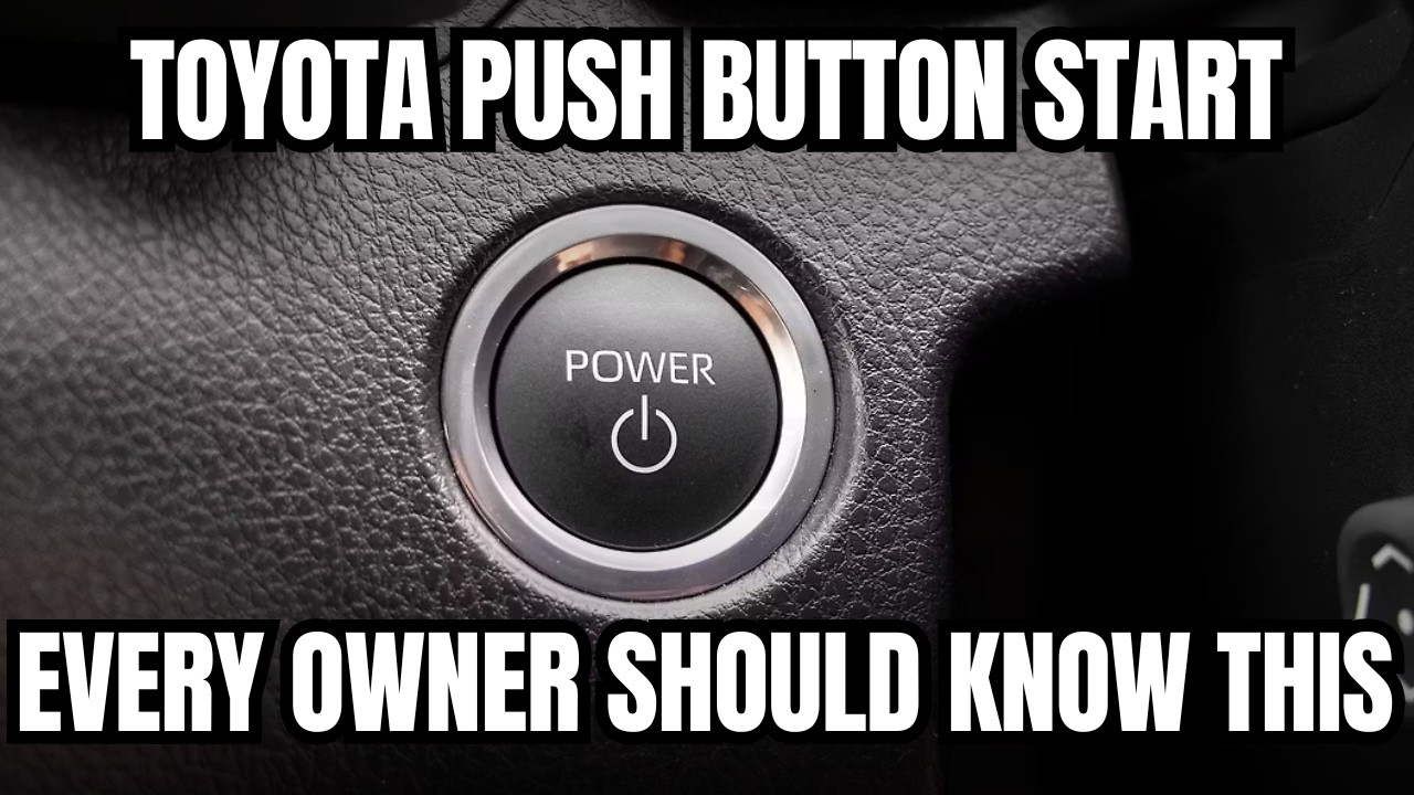 Toyota  and Lexus Push Button Start | Every Owner Should Know This!