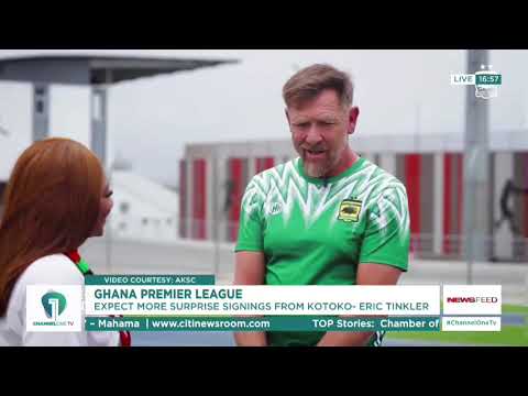 Asante Kotoko Coach Eric Tinkler Hints at More Surprise Signings