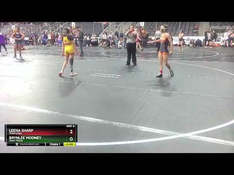 85 Lbs Round 3 - Leena Sharp, Team Utah Vs Brynlee Mooney, Team Texas 3630