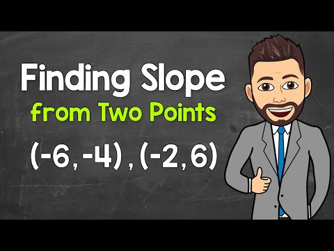 How to Find Slope from Two Points | Math with Mr. J