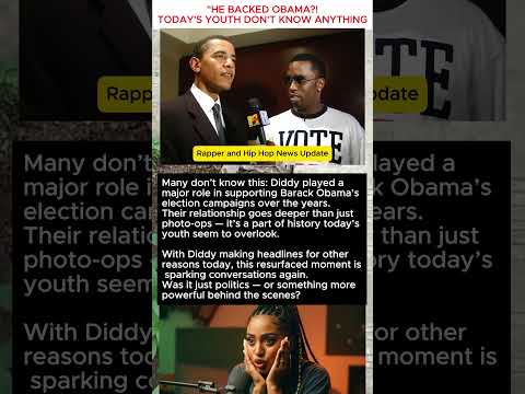 Diddy & Obama: The Secret Connection TODAY’S YOUTH Forgot!