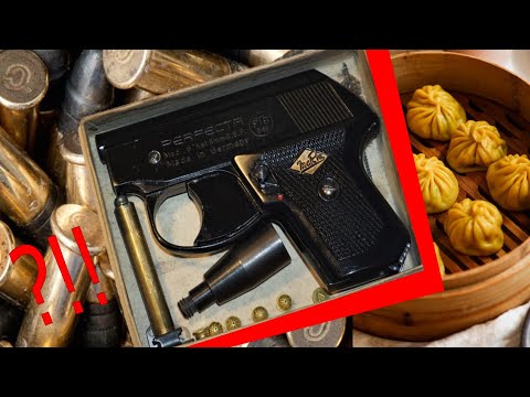 Perfecta Mod. "G" - strange miniature semi-auto, that can shoot cal 22 dumplings!