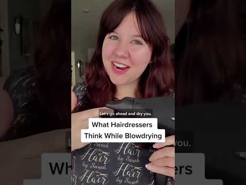 Hairdressers Thoughts While Blow Drying
