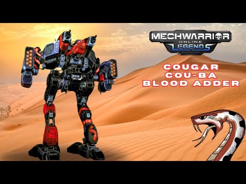 Mechwarrior Online: Quick Build Review - Cougar COU-BA Blood Adder - Hero Mech