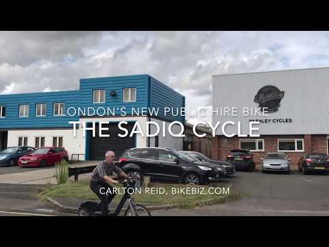 First ride on the Pashley Prospect "Sadiq Cycle" London public hire bike