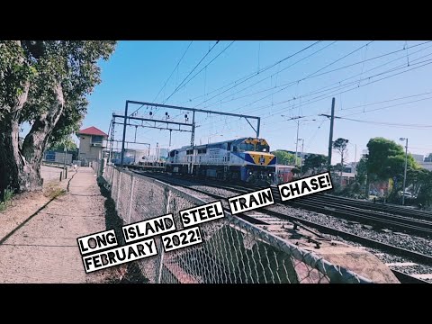 Long Island Steel Train Chase! February 2022