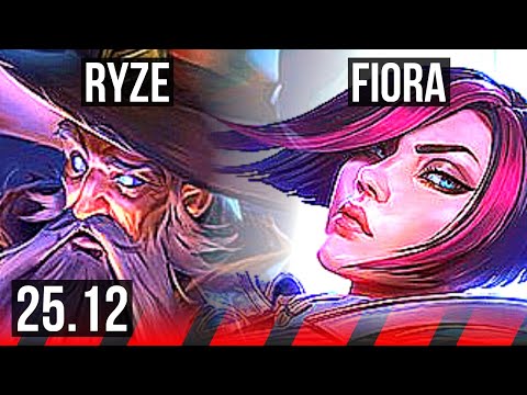 RYZE vs FIORA (TOP) | 5/1/10 | EUW Grandmaster | 25.12