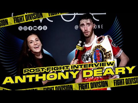 THE NEW ISKA WORLD CHAMPION Post-Fight Interview: Anthony Deary - Hosted by Lucy Polgar