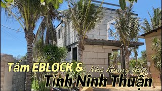 THAM QUAN CÔNG TRÌNH HOMESTAY XÂY BẰNG TẤM EBLOCK 1200x600 TẠI NINH HẢI, NINH THUẬN - GREEN B.A.K