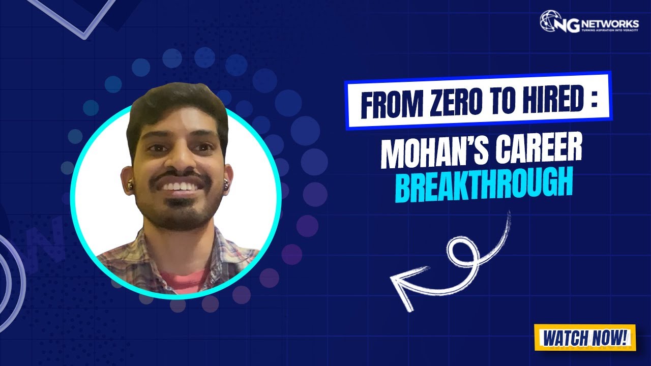From Zero to Hired: Mohan’s Career Breakthrough #cybersecurity #highpayingjobs