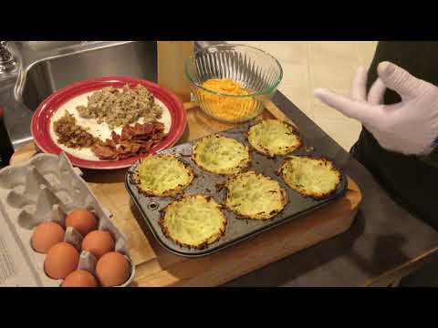 Hash Brown Breakfast Cups on the Rec Tec