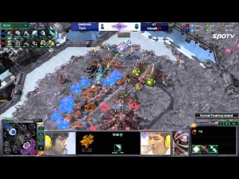 [0603] Turn(SAMSUNG) vs. hitmaN(KT) TvZ 2SET Korhal Floating Island -Starcraft2,esportstv,SPL