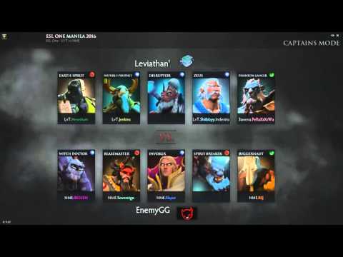 Leviathan-EnemyGG(ESL One Manila: Americas Qualifier) game 2