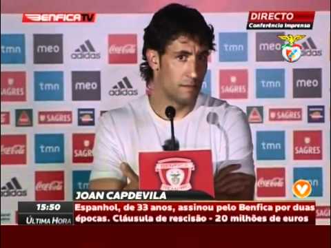 Apresentação Capdevila - Sport Lisboa e Benfica