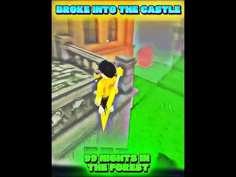 Trick Into Castle Without Key in 99 Nights of the Forest #roblox #shorts #99nights