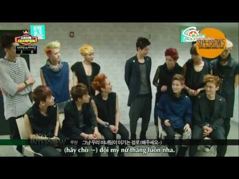 [Vietsub] 130612 EXO - Backstage Interview Show Champion { S-Planetvn.com }