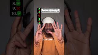 How many fingers did you put down ❓#relatable #3d #love 