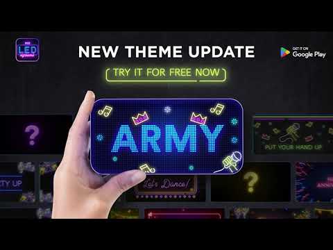 Lightboard:Scrolling Neon Text