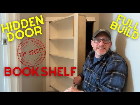 Hidden Door Bookshelf | Outswing | Full Build Video