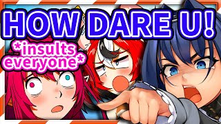 IRyS Accidentally Insulted Bae's and Kronii's Art 【HololiveEN】