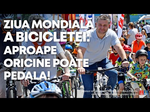 Ziua mondială a bicicletei: aproape oricine poate pedala