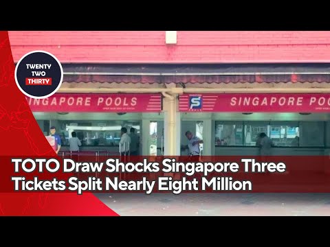 TOTO Draw Shocks Singapore Three Tickets Split Nearly Eight Million Overnight