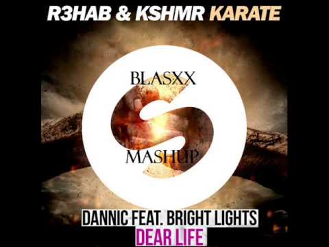R3hab & Kshmr - karate Vs Dannic Ft Bright Lights - Dear Life Vs Put Your Hearts (Blasxx Mashup)