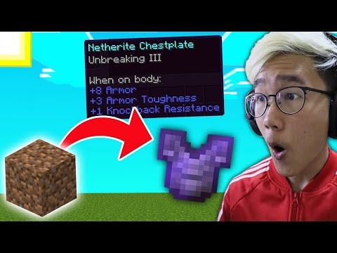 Minecraft Dirt Drops OP Loot!