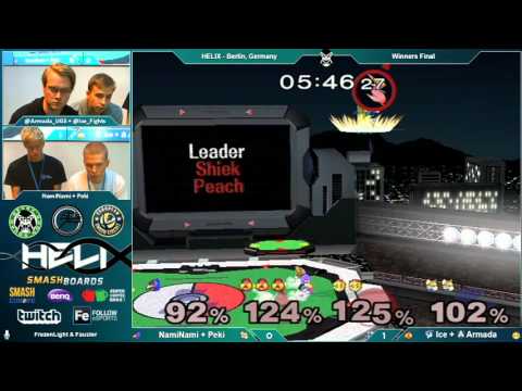 HELIX - NamiNami + Peki Vs. mYi | Ice + [A]rmada - Winners Final - Melee Doubles