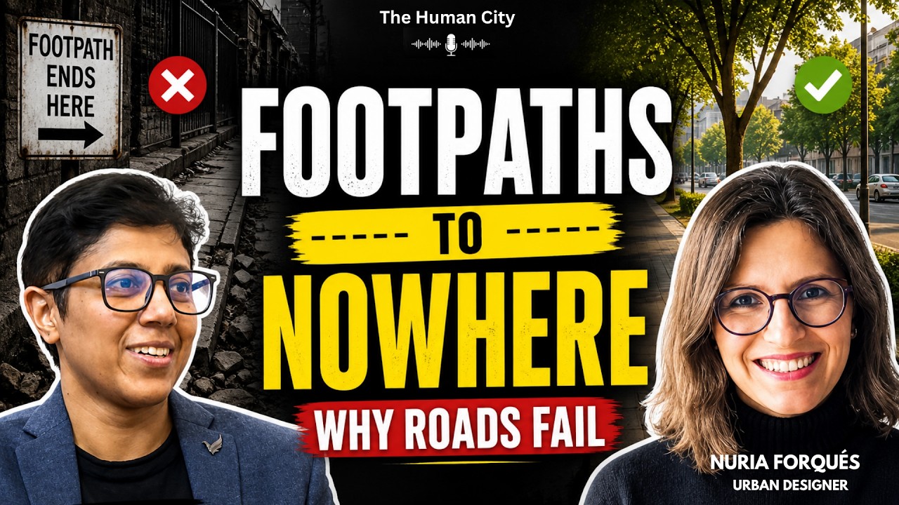 Why Footpaths Are Never Fixed in Our Cities ? HC E33| Nuria Forques | Ruchita Bansal