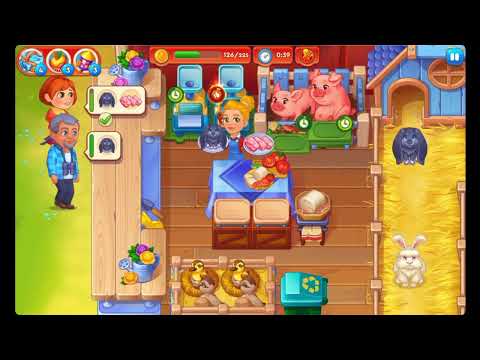 Cooking Farm - Hay & Cook Game - Level 134 🍎🌻🫐 - Hard - No Boosters - FULL STORY - CaroGamesNL