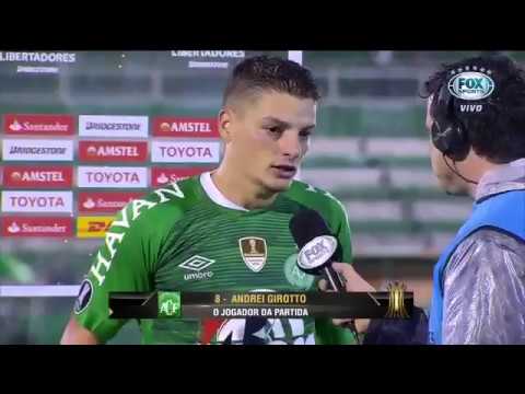 Entrevista Andrei Girotto após virada histórica da Chapecoense na Libertadores
