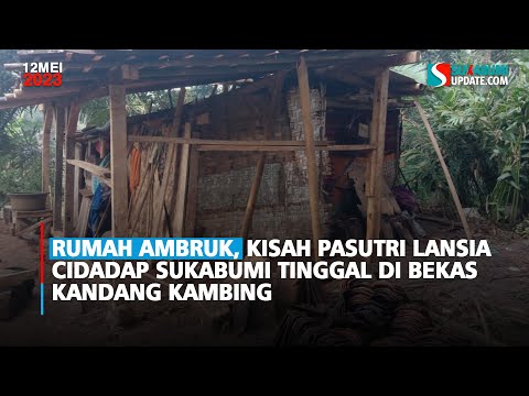 Rumah Ambruk, Kisah Pasutri Lansia Cidadap Sukabumi Tinggal di Bekas Kandang Kambing