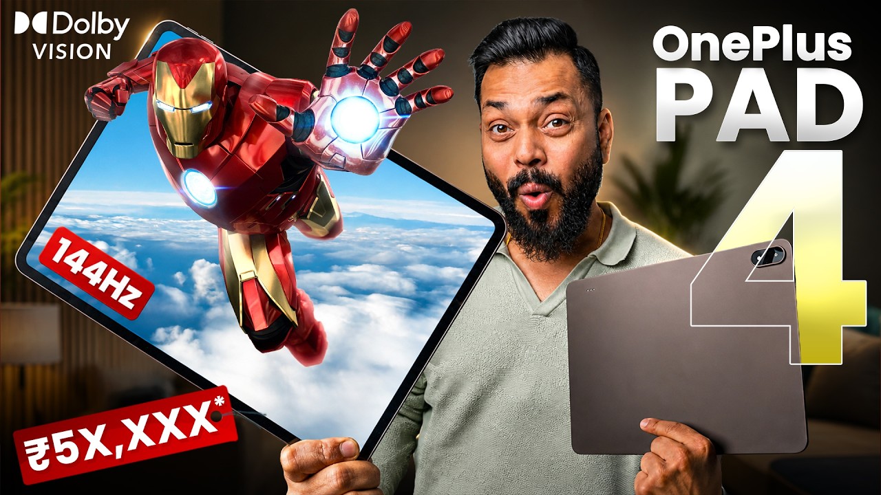 OnePlus Pad 4 Unboxing & Quick Review⚡Snapdragon 8 Elite Gen 5, 3.4K 144Hz @₹59,999!