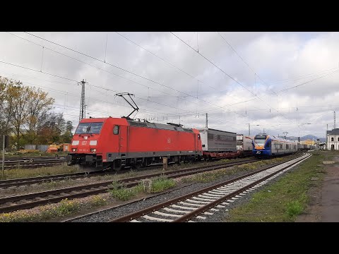 Führerstandsmitfahrt Göttingen - Weißenburg, Baureihe 185, Teil 1 von Göttingen nach Bebra