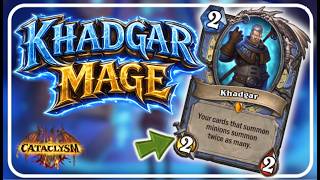 KHADGAR MAGE DECK GUIDE - INSANE COMBOS | Hearthstone