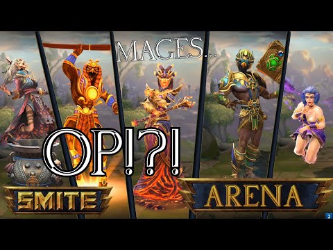 SMITE Arena | HERA Gameplay | ALL MAGE COMP TOO OP